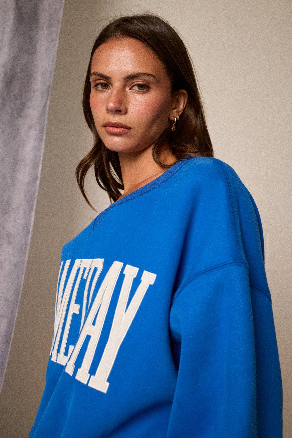 Heather Gameday Sweatshirt Blue