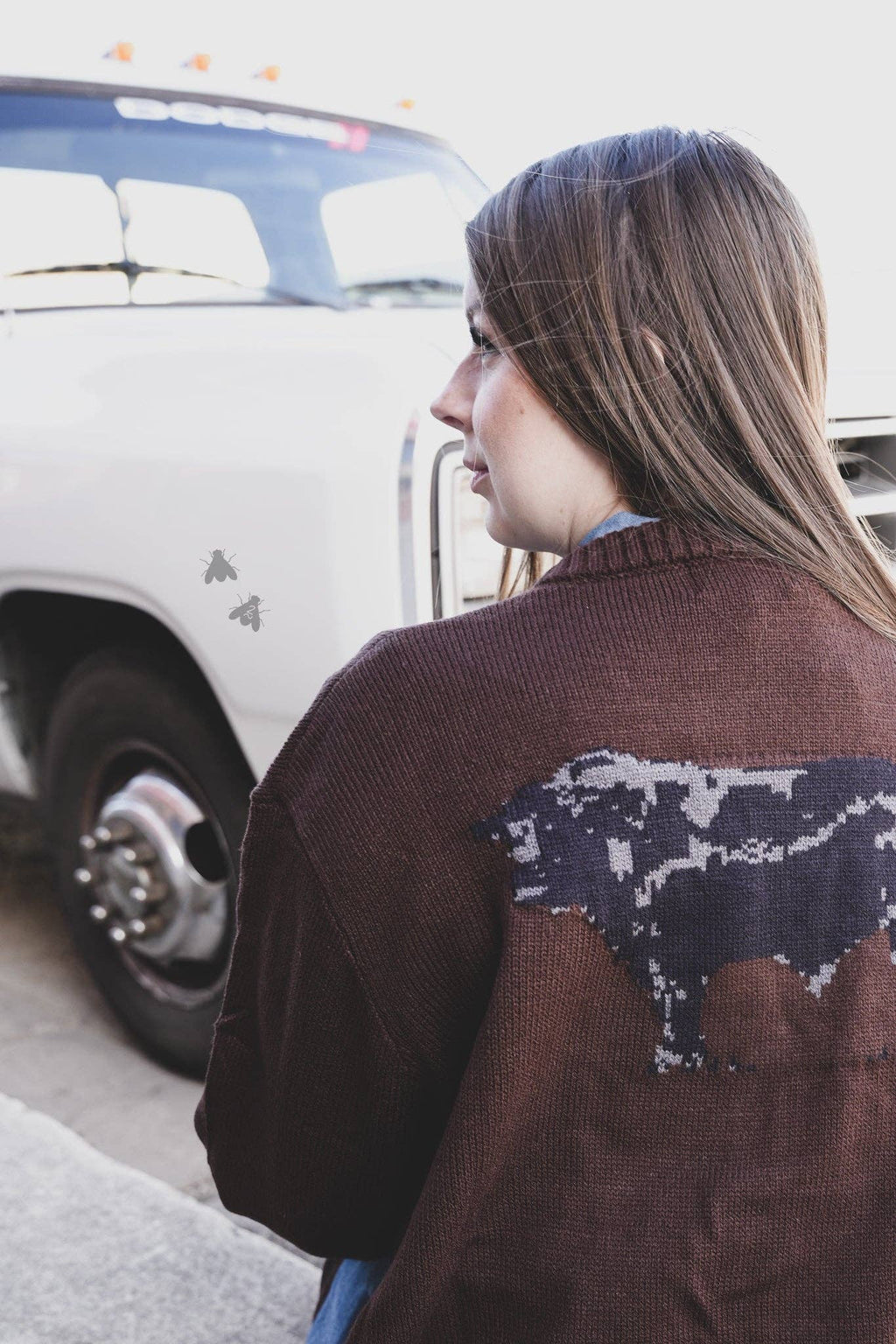 CATTLE BABE CARDI *ANGUS