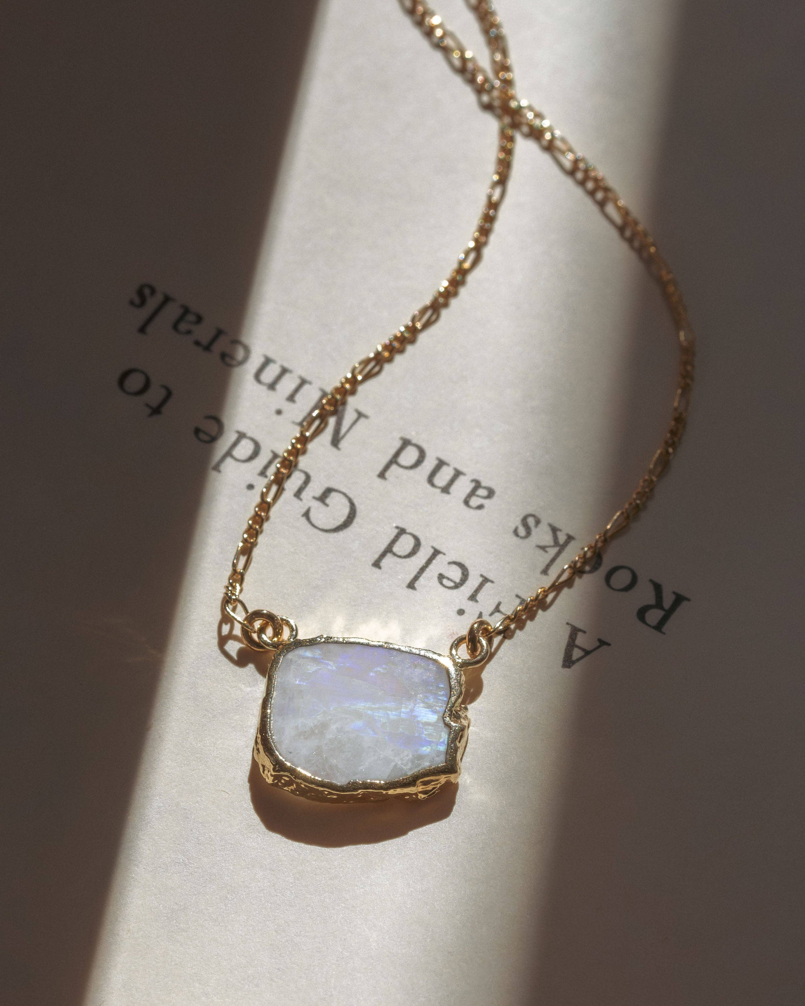 Wild & Grounded Necklace- Moonstone