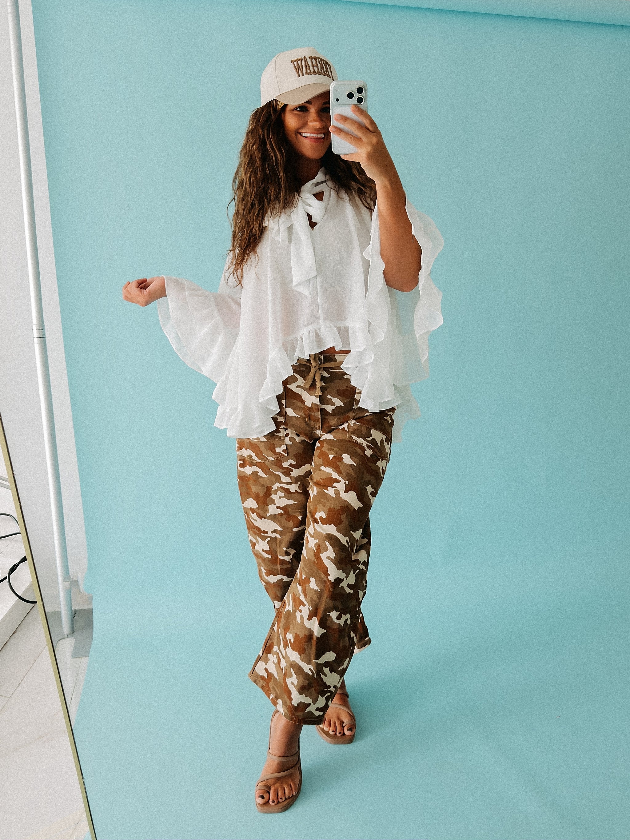The Ruffle Sleeve Top