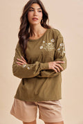 Daisy Days Embroidered Long Sleeve