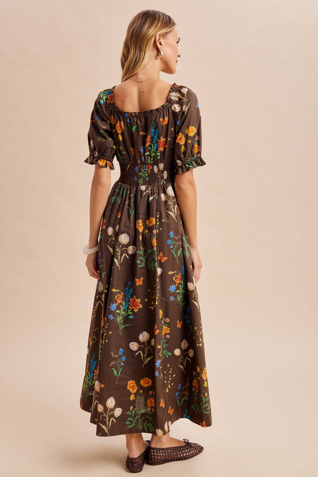 COTTON FLORAL MAXI