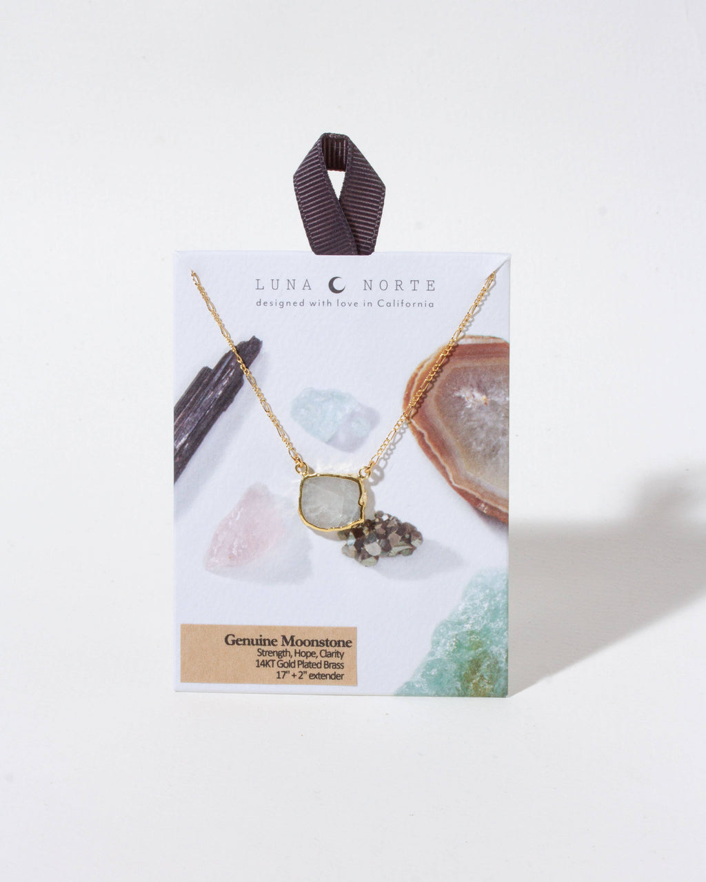 Wild & Grounded Necklace- Moonstone