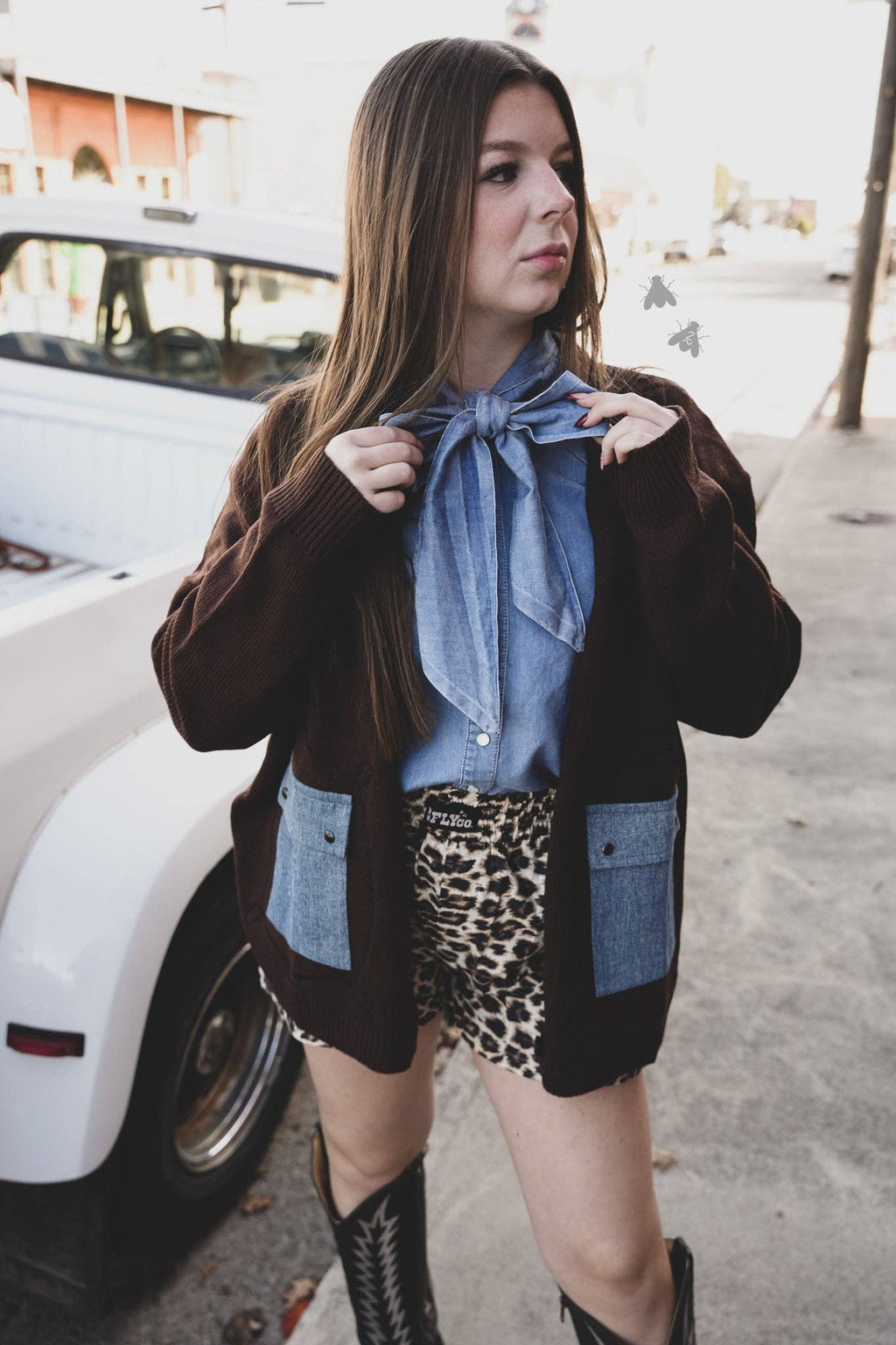 CATTLE BABE CARDI *ANGUS