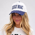 Lulu mac Navy/White Dot Cap
