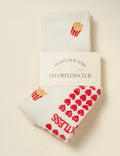 🍟 French Fries Grip Sock, Pilates Socks