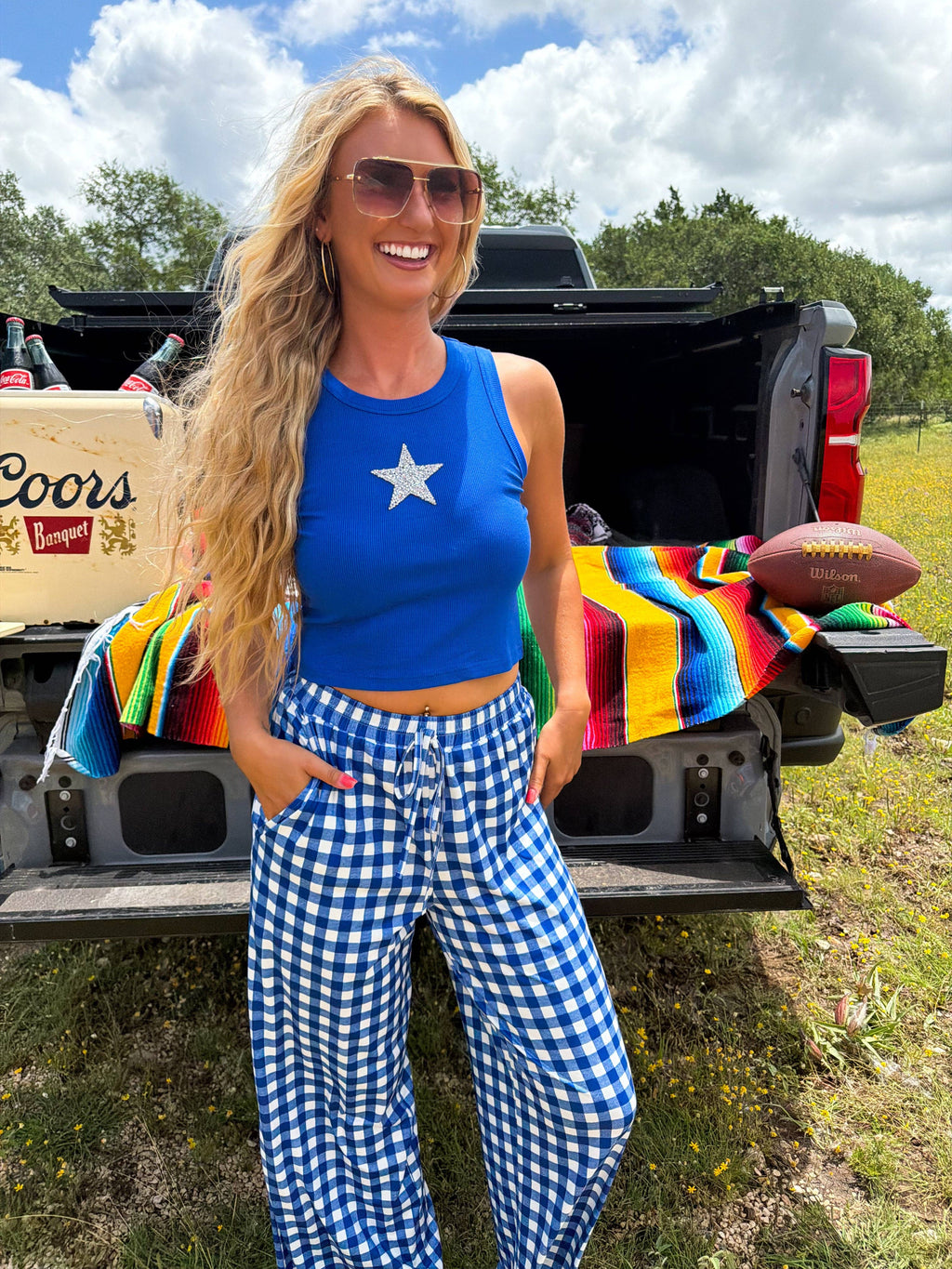GAME DAY WIDE LEG PANTS