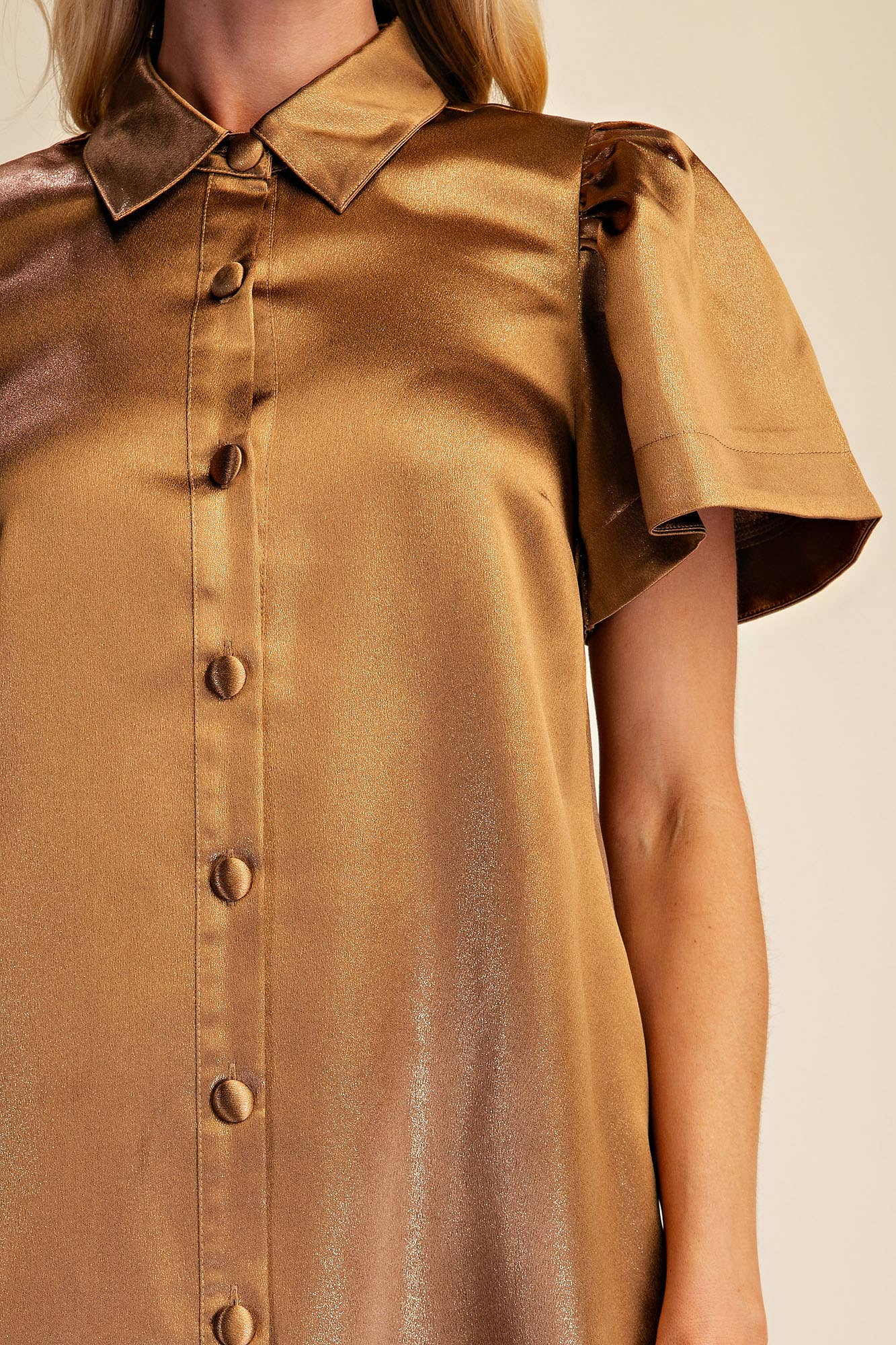 The Midas Touch Gold Dress