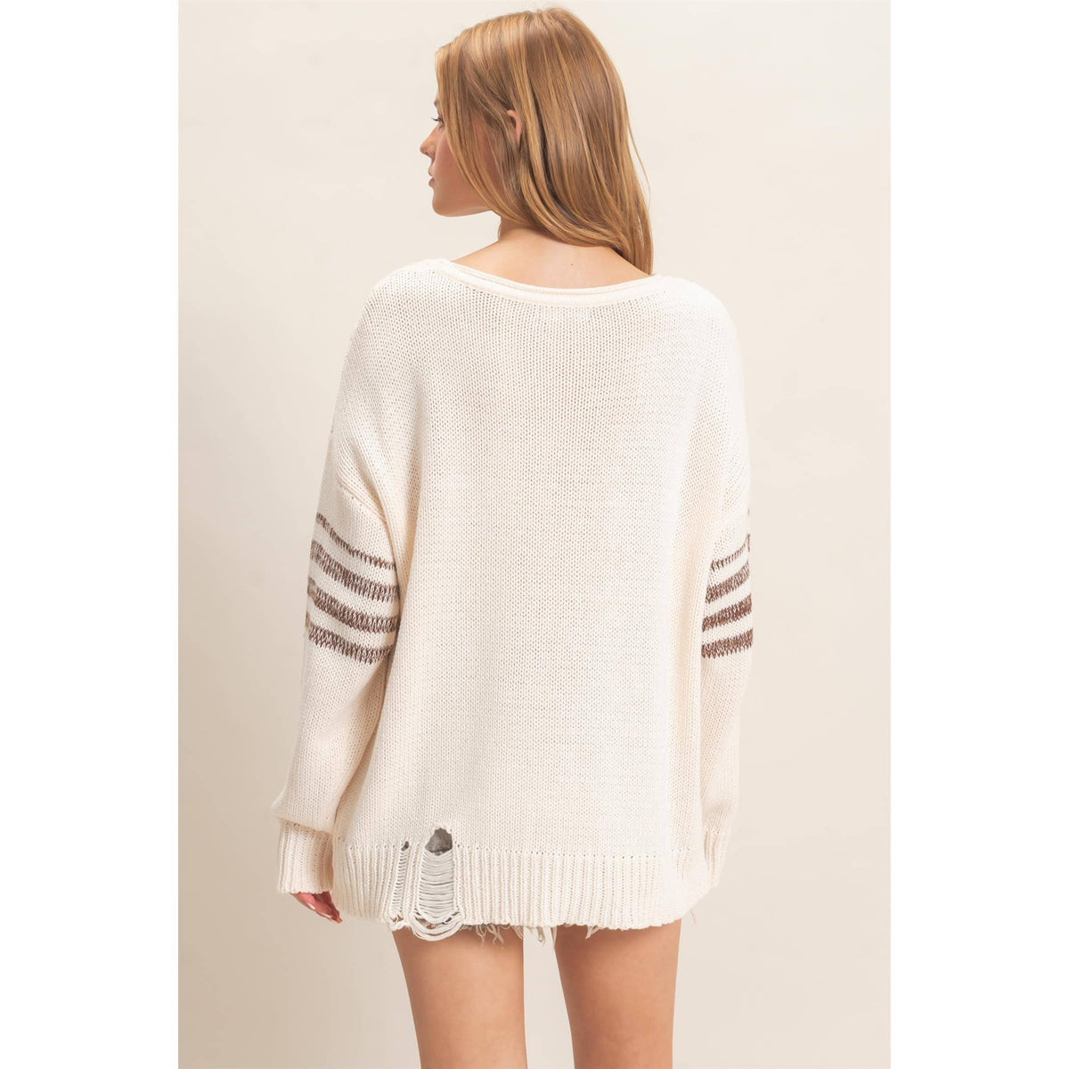 Oversized Number 88 Knit Sweater