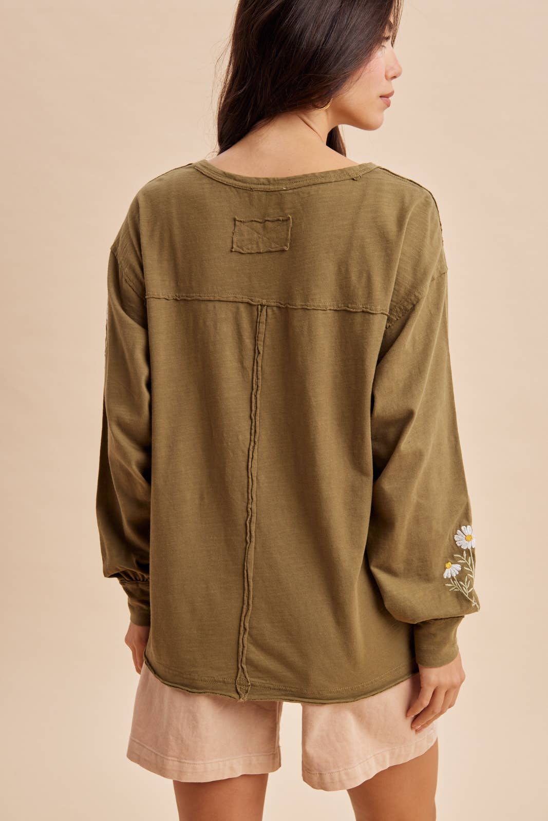 Daisy Days Embroidered Long Sleeve