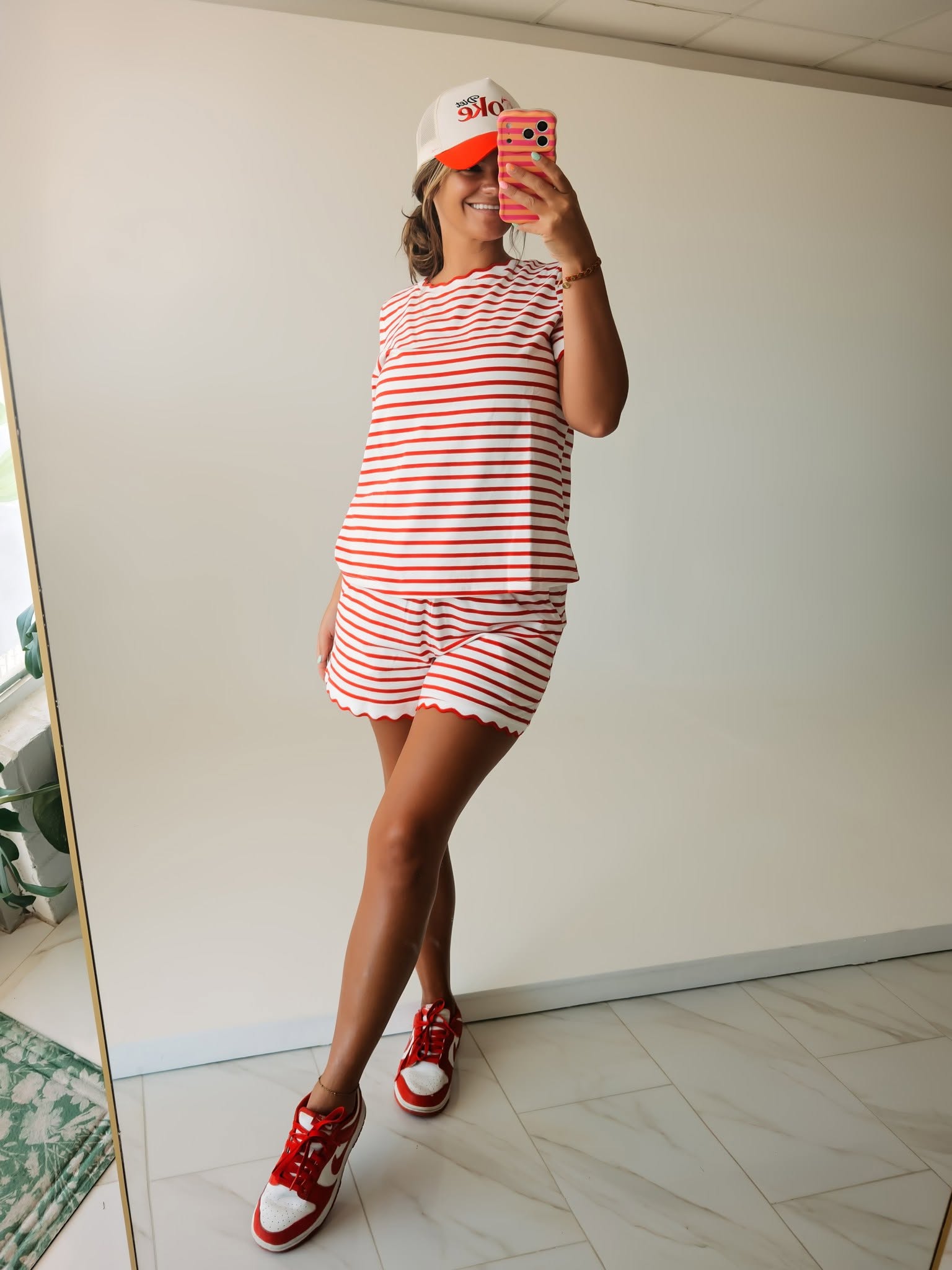 Sweet Sally Stripe Scallop Set