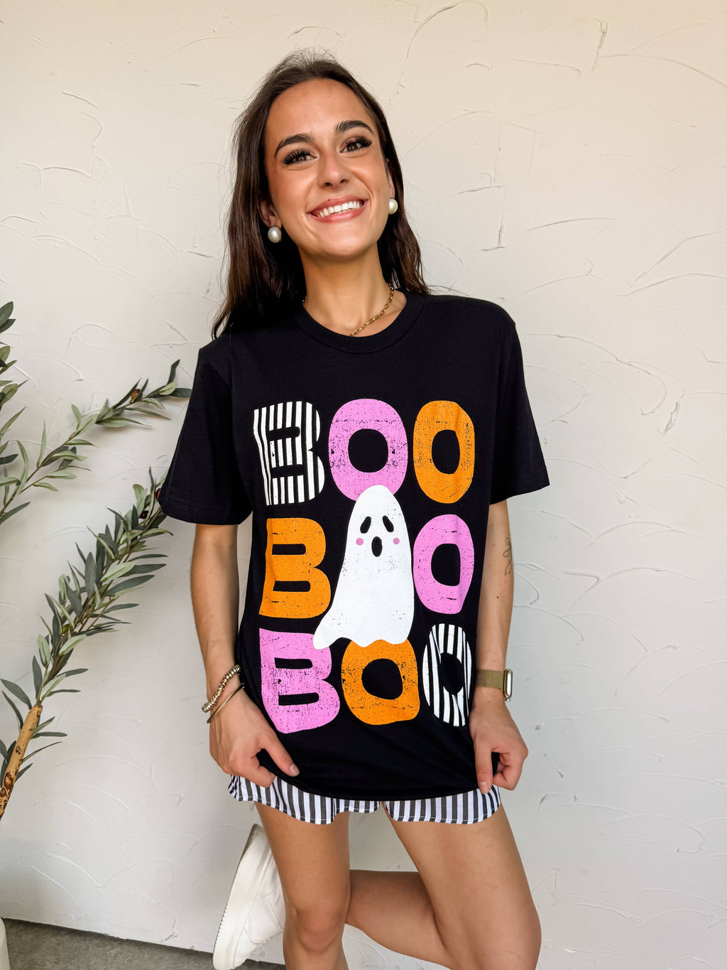 Boo Stacked Tee