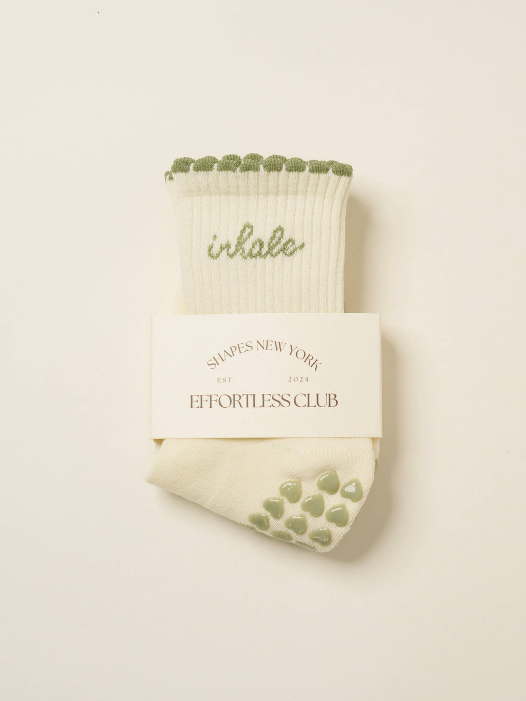 🧘🏼‍♀️ Inhale Exhale Grip Sock, Pilates Socks