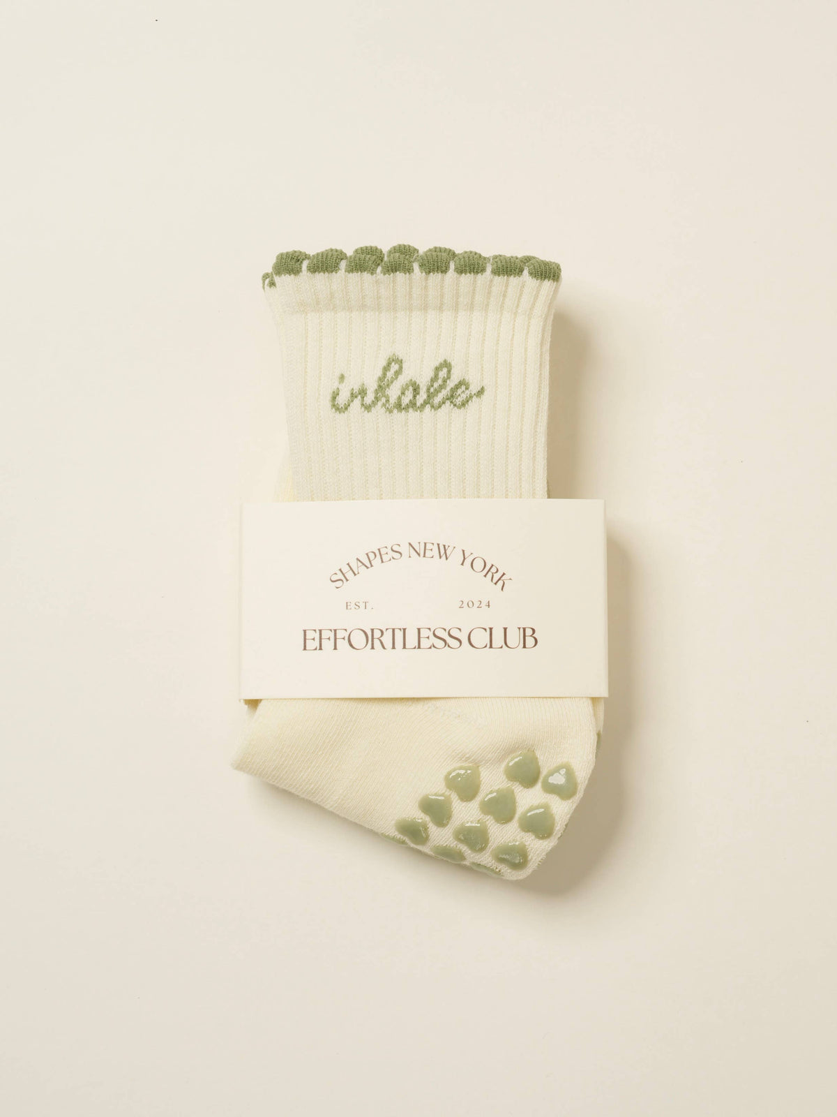 🧘🏼‍♀️ Inhale Exhale Grip Sock, Pilates Socks