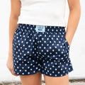 Lulu mac NAVY/LIGHT BLUE SM POLKA DOT