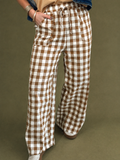 Pecan Picnic Gingham Pants