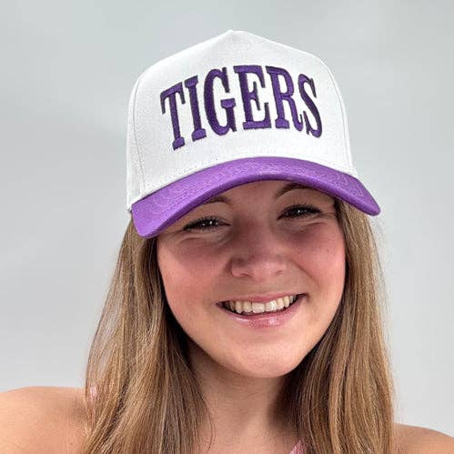 TIGERS CAP DEEP PURPLE - Lulu mac