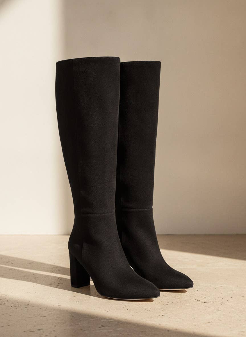 Blackout Suede Boots