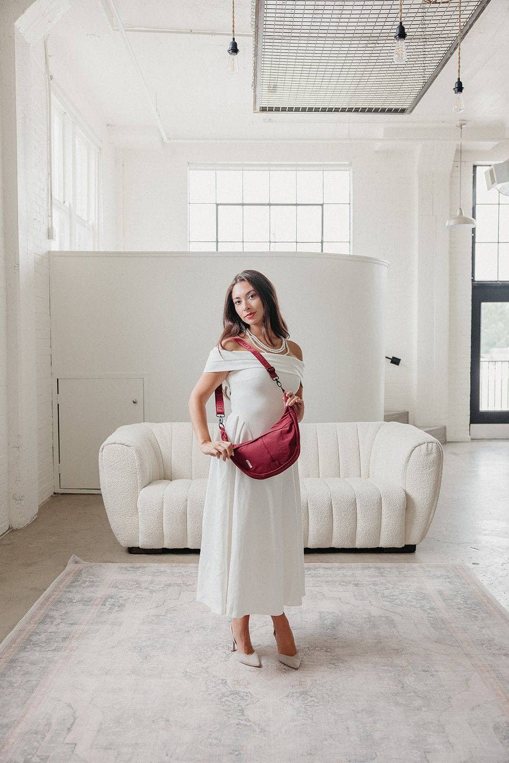 Cranberry Crescent Brixley Bag