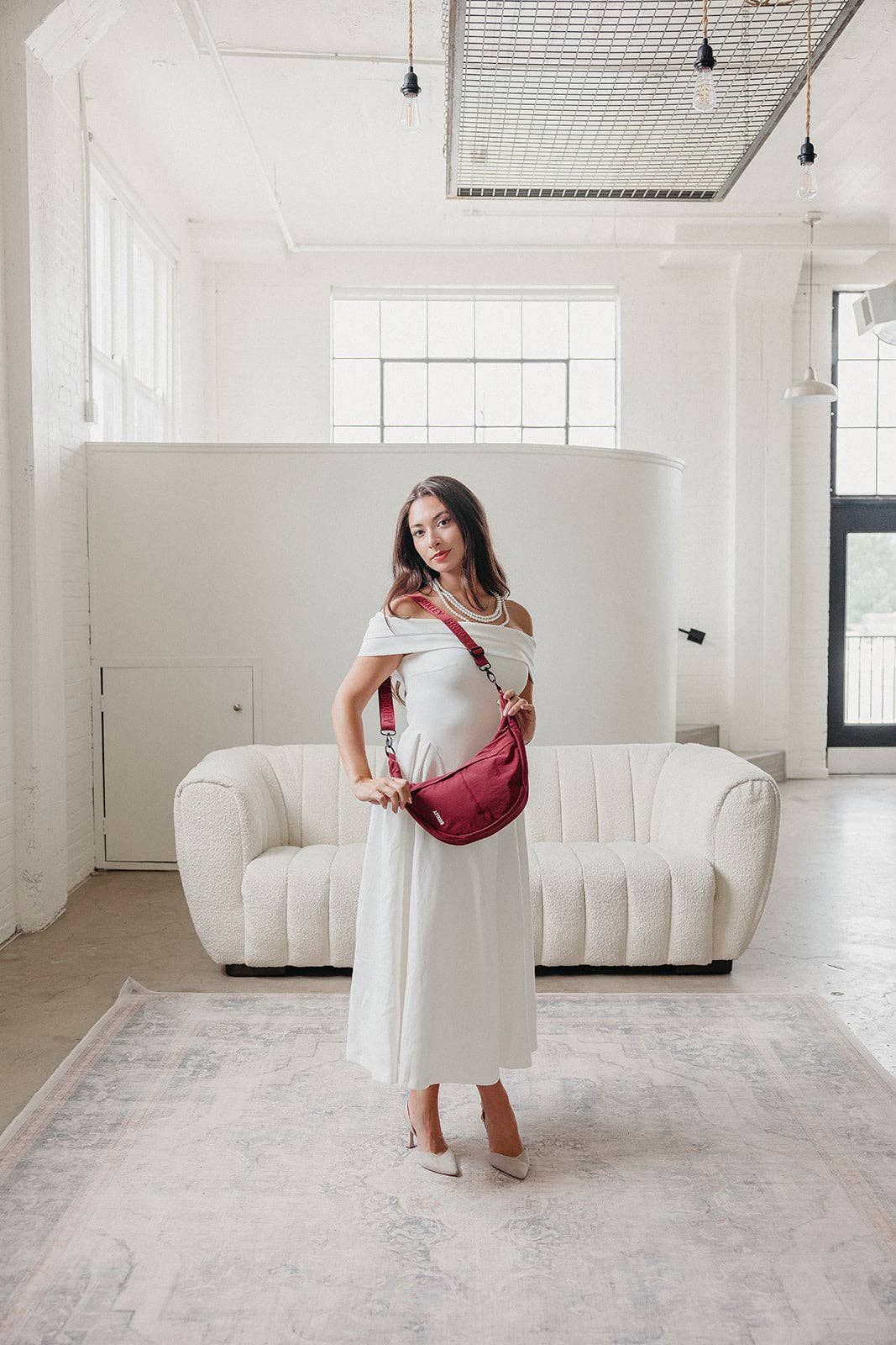 Cranberry Crescent Brixley Bag
