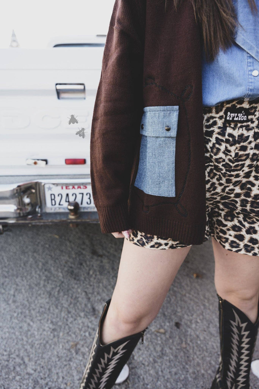 CATTLE BABE CARDI *ANGUS