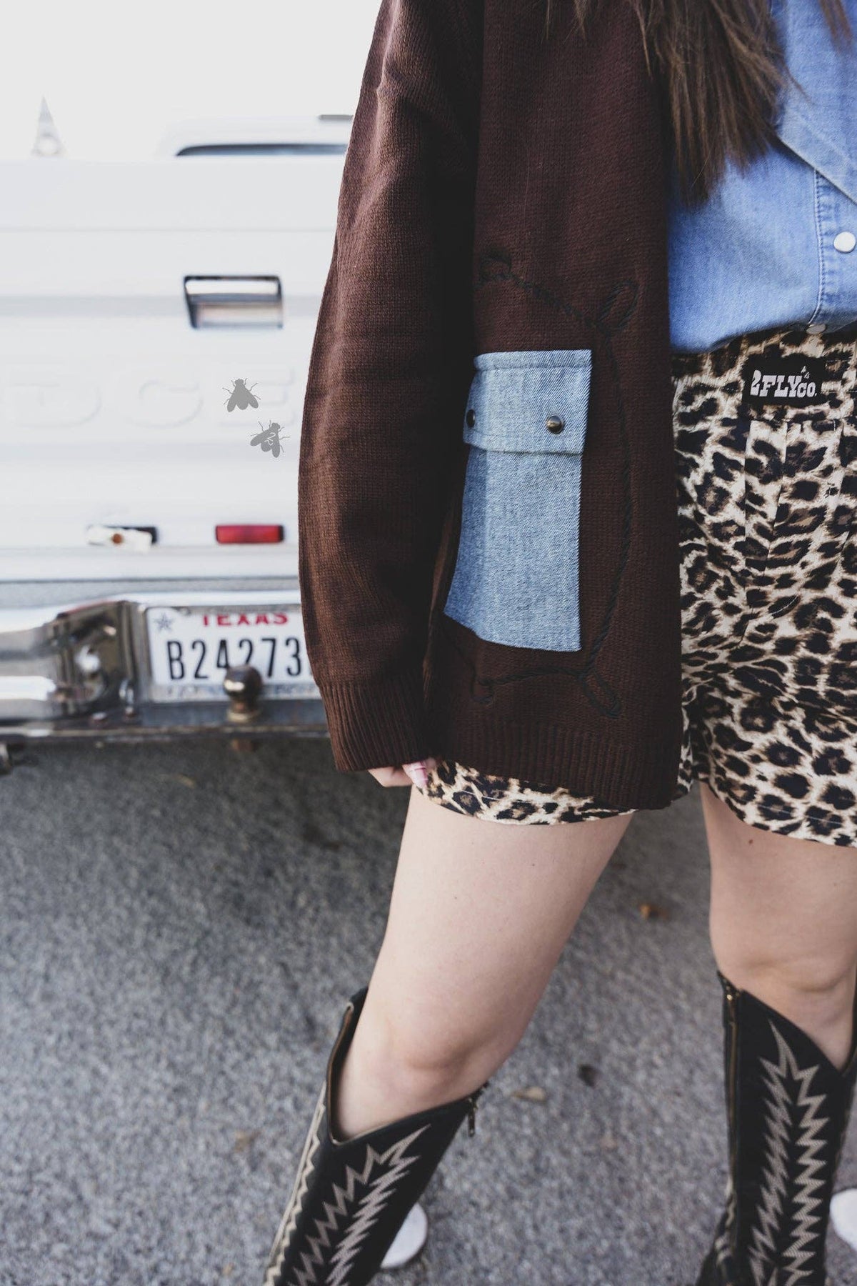 CATTLE BABE CARDI *ANGUS