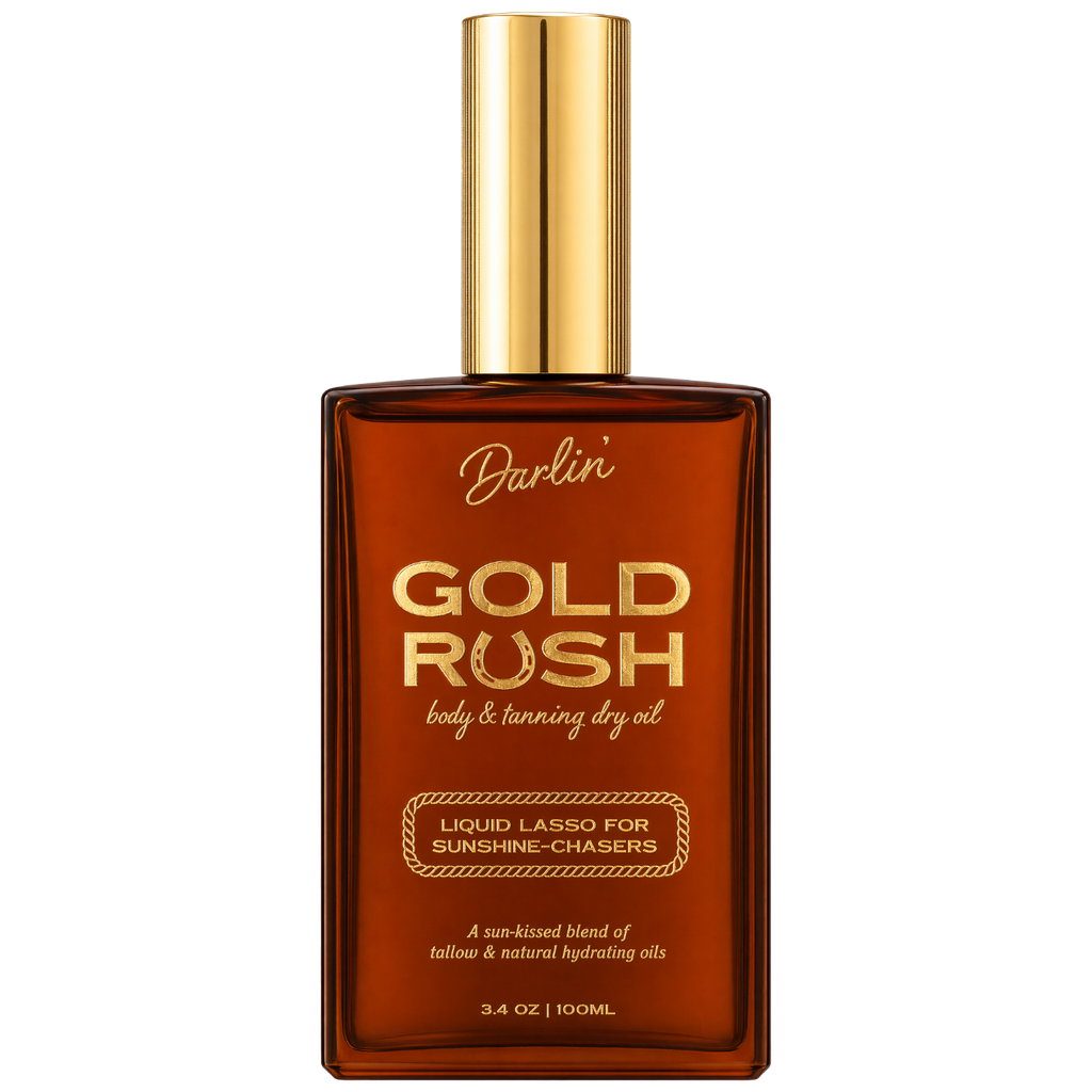 Gold Rush Body Oil – Tropical Coconut Vanilla Scented