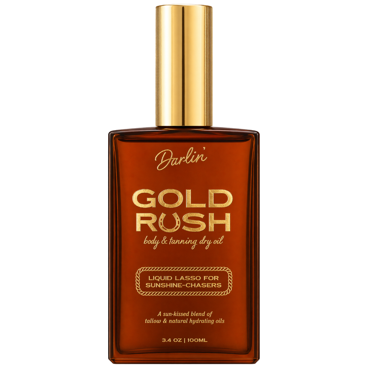 Gold Rush Body Oil – Tropical Coconut Vanilla Scented