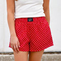 RED MINI POLKA DOT BOXER -  Lulu Mac