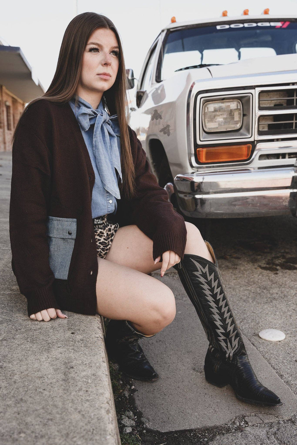 CATTLE BABE CARDI *ANGUS