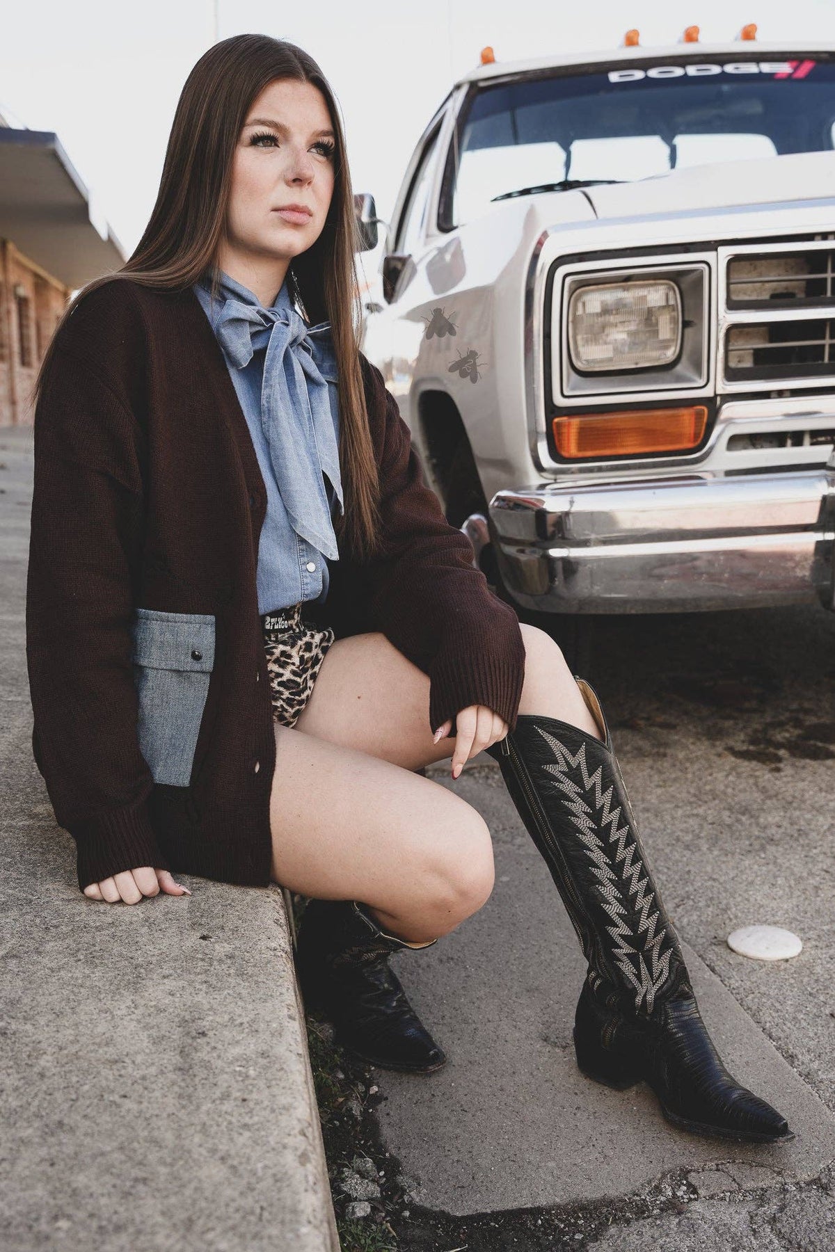CATTLE BABE CARDI *ANGUS
