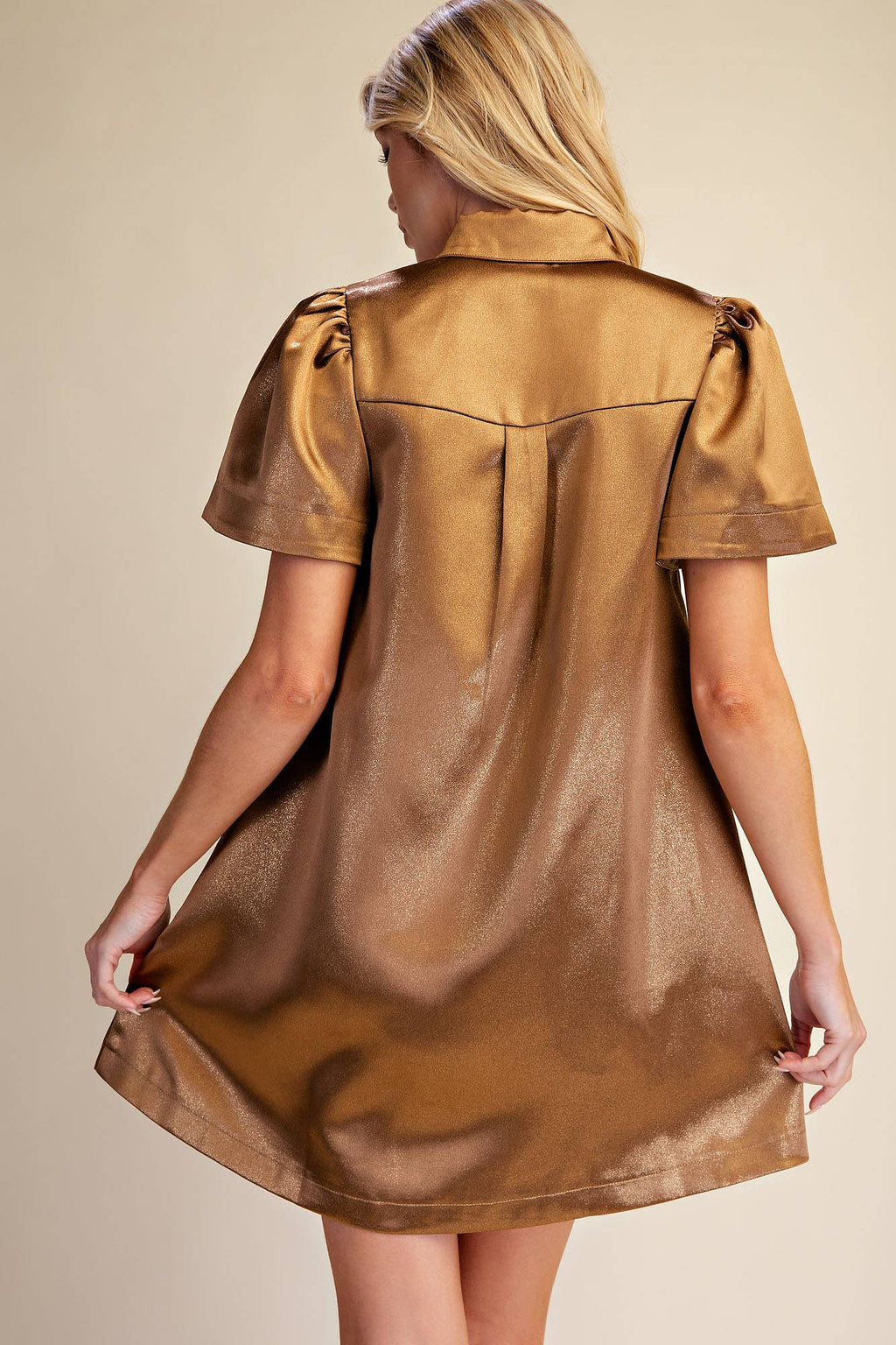 The Midas Touch Gold Dress