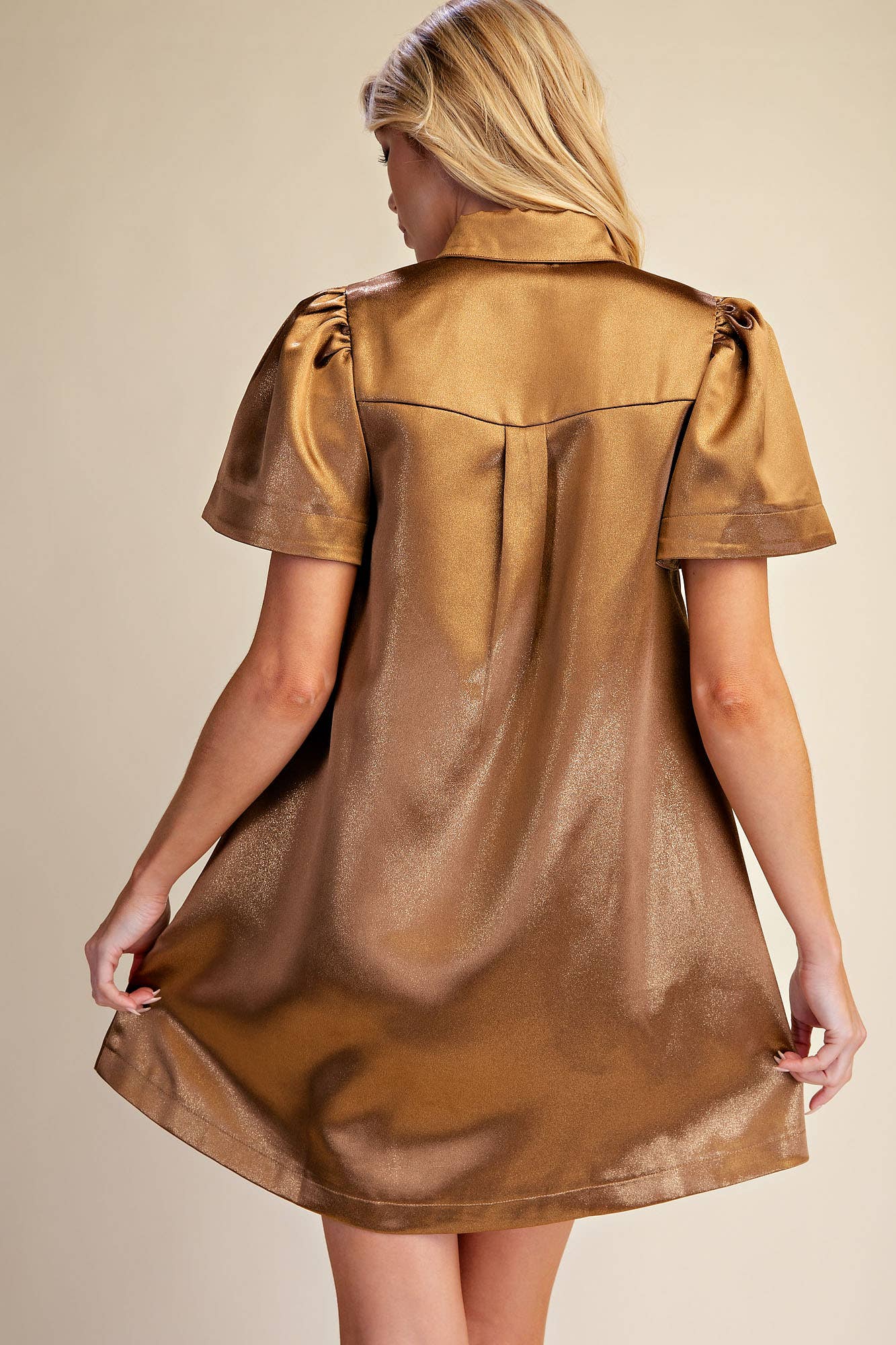 The Midas Touch Gold Dress